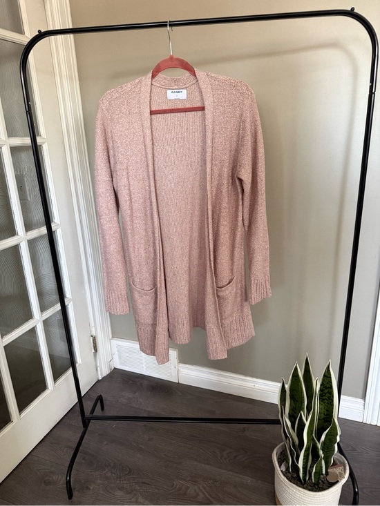 Old Navy Sweaters - Old Navy Dusty Rose Open-Front Pocket Cardigan